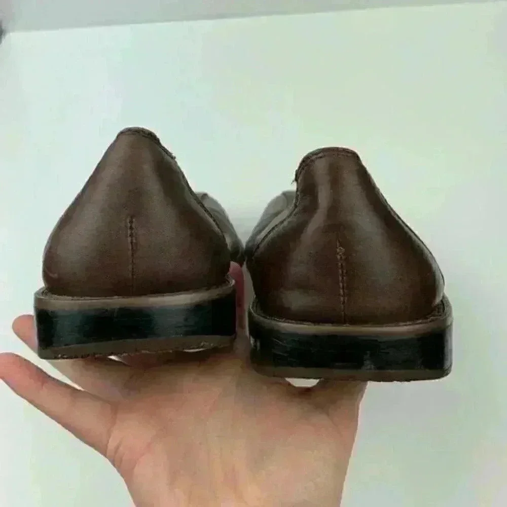 Steve Madden men loafers 8.5 Mammbo brown leather